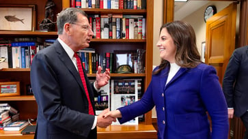 As Trump's UN ambassador nominee, Stefanik discusses 'American First peace through strength' with senators.