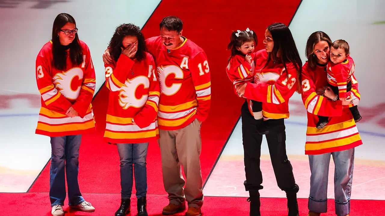 NHL star Johnny Gaudreau honored with emotional tribute months after brother's tragic death.