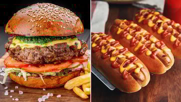 Experts weigh in on the healthier option between hamburger and hot dog.