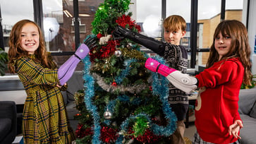 ''Amazing' as kids with missing limbs receive bionic arms: 'Best Christmas gift' ever.'