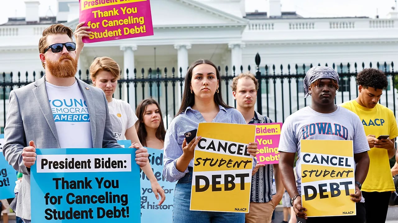 Activists and top Democrats urge the Biden administration to increase student loan forgiveness before the end of the term.