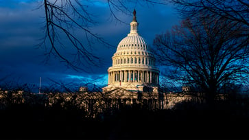 Hours before Trump's arrival at the US Capitol, a man was arrested for attempting to carry a machete and three knives into the building.