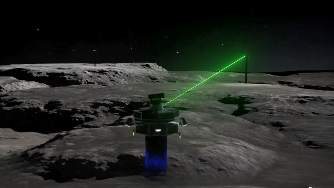 On the moon, you will now be able to charge your devices.