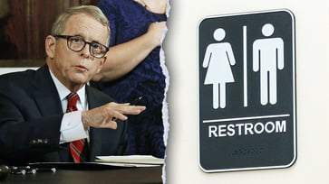 Ohio governor enacts law limiting student use of opposite-sex restrooms.