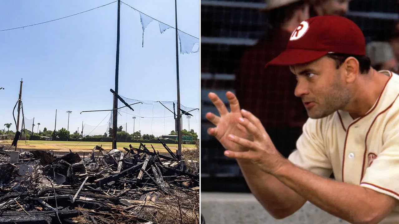 Other films, including 'A League of Their Own,' were destroyed by fire in a historic baseball park.