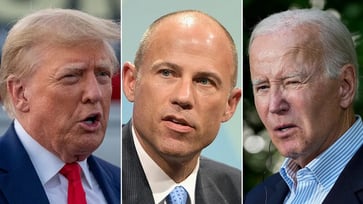 Michael Avenatti's stance on the 2024 election is uncertain after previously backing Biden.