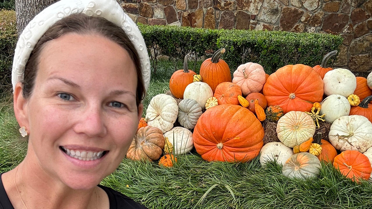 A Texas woman earns more than $100,000 annually from her Halloween porch pumpkin business.