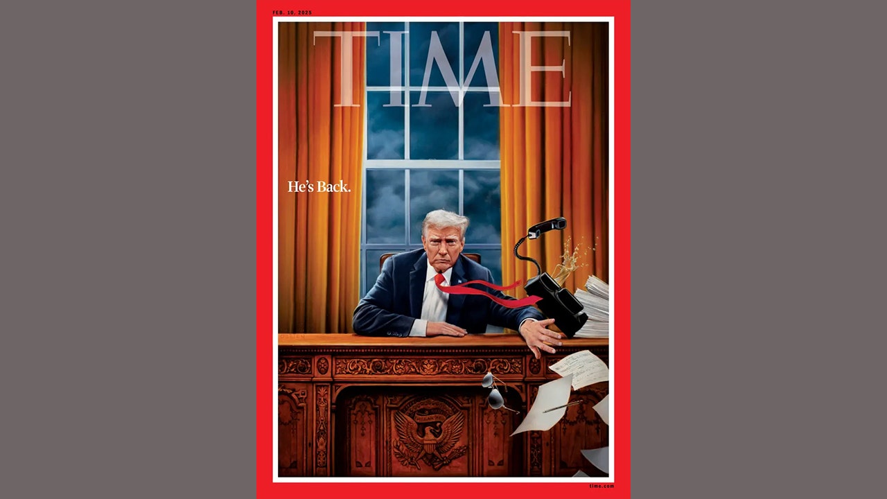 Conservatives are delighted by Time magazine's Trump inauguration cover.