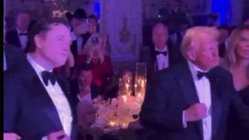 At a New Year's party, Trump and Musk became internet sensations with their performance of the "Trump dance" at the YMCA.