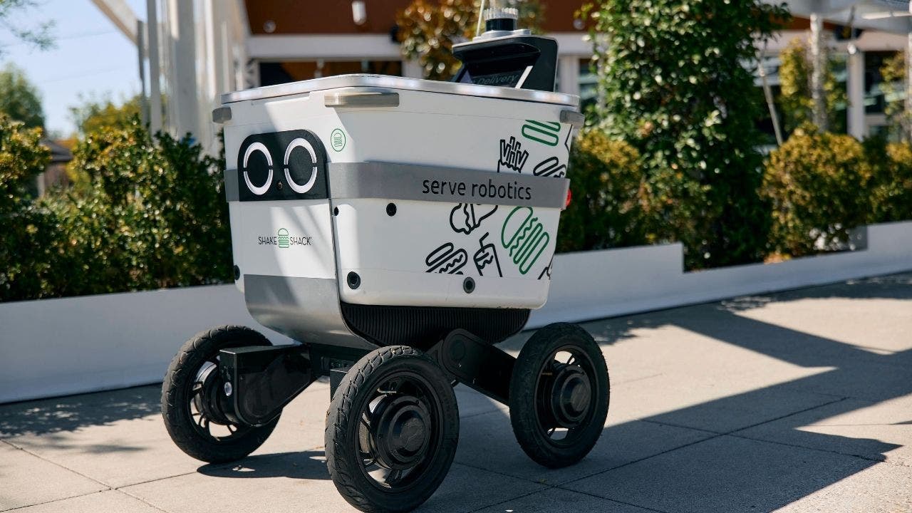 A robot could deliver your next takeout burger to your doorstep.