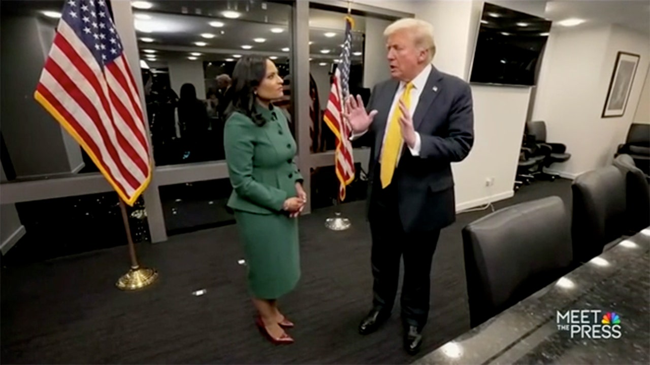 During a 'Meet the Press' interview, Trump supporters criticized NBC's Kristen Welker for using "blatant deceptions."