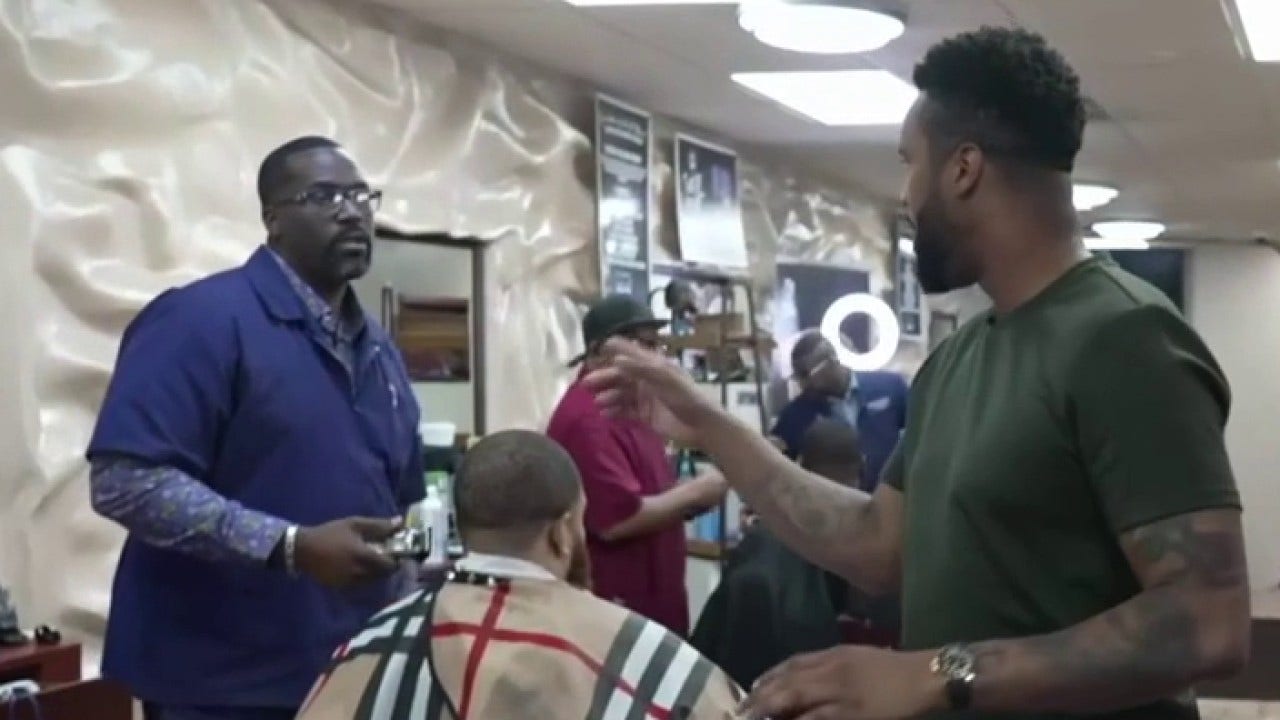 Swing state barber shop voters are divided on the 2024 presidential race as Harris faces challenges with Black males: "Toss-up"