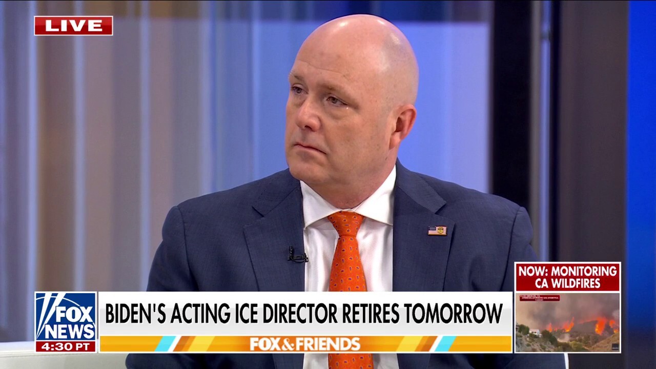 ICE chief's retirement: Biden should have acted 'earlier' on migrant surge.