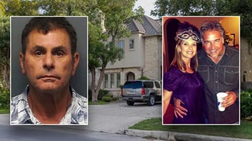 The business partner of the husband of the missing Suzanne Simpson was arrested and indicted after incriminating texts were discovered.