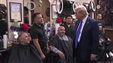 If elected again, Trump would focus on the needs of the people in the Bronx barbershop.