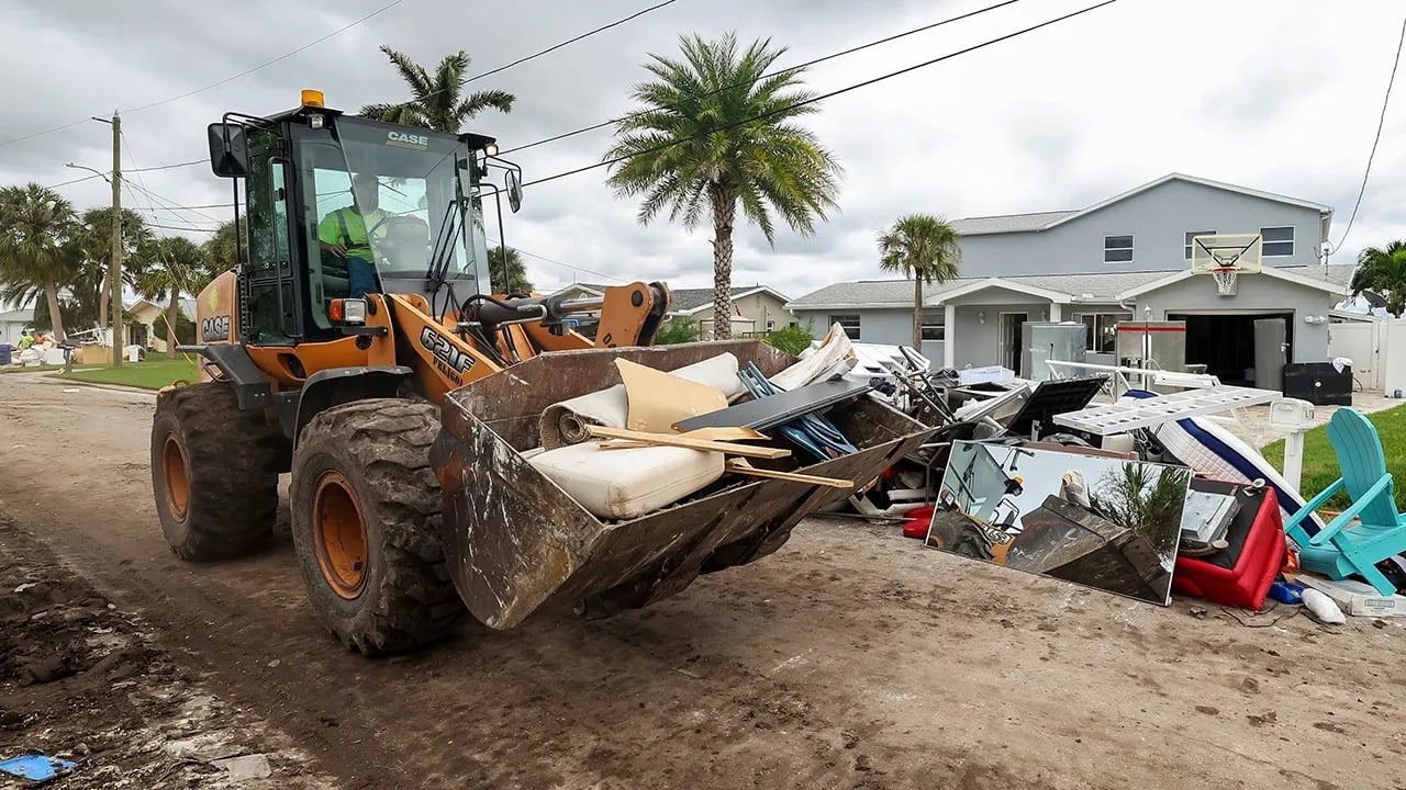 Before it hit Florida, we were already on the ground.