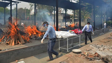 Reports indicate that the man in India regained consciousness before his cremation on the funeral pyre.