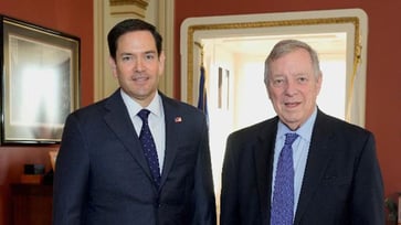 Rubio Confirmation Support from Senate Democratic Whip: Shared Foreign Policy Views