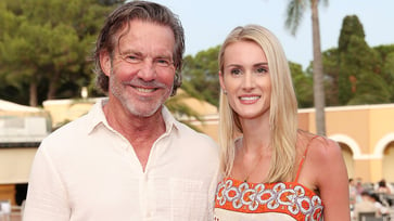 Dennis Quaid attributes his successful marriage to God, stating, "She's the shining light in my life."