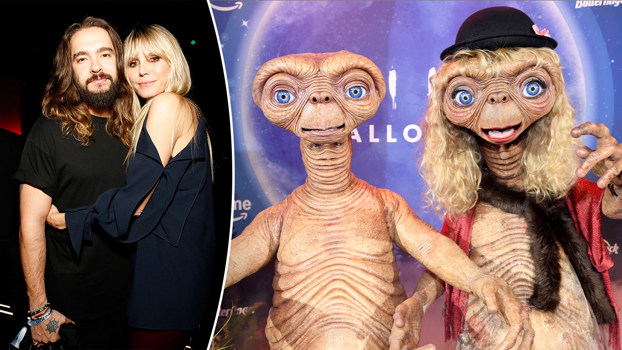 Heidi Klum and Tom Kaulitz reveal Halloween costume as ET.