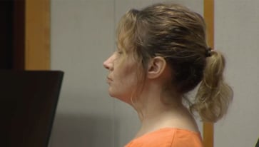 Despite being sentenced to life in prison for her husband's murder, the killer wife remains unperturbed.