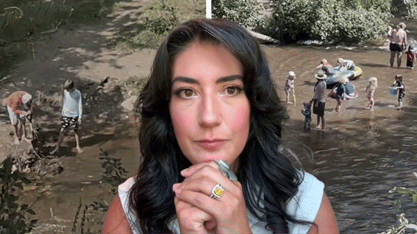 This woman's dream house with a creek became a living nightmare for her community.