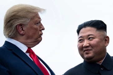 Trump states that having a friendly relationship with Kim Jong Un is not negative.