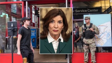 Hundreds of National Guard members are dispatched to NYC subway system by Hochul.