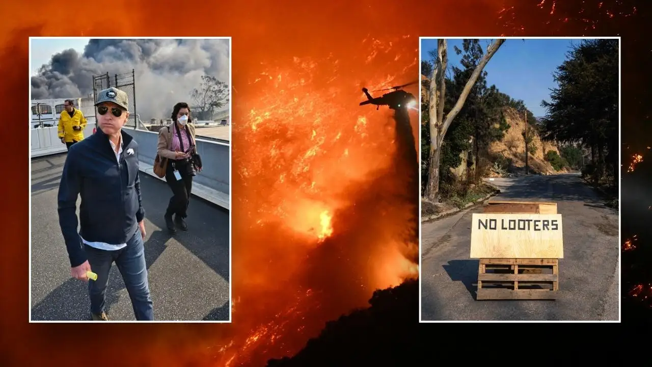 Newsom proposes making looting a felony in evacuation zones during the LA wildfire.