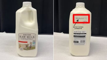 Raw milk from California recalled due to bird flu detection, health officials announce