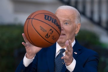 During a visit to the White House, Biden mistakenly disclosed the Secret Service code name for the Boston Celtics.