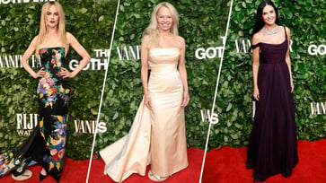 Photos show Nicole Kidman, Pamela Anderson, and Demi Moore looking stunning in form-fitting dresses.