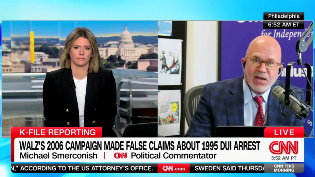 The host of CNN believes that the controversy surrounding Tim Walz' 1995 DUI arrest is more significant than the allegations of 'stolen valor' against him.