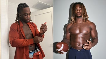 Ashton Jeanty, a standout player at Boise State, lands a modeling gig with a new partnership.