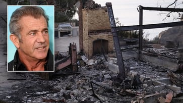 After losing his home in the LA fires, Mel Gibson criticizes the 'monumental mismanagement' of the fires by the California government.