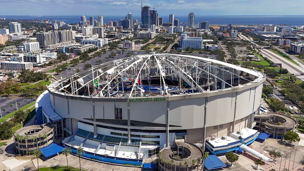 The Tropicana roof repairs could be finished by the Rays' 2026 season, and the MLB team will need a temporary home for the 2025 season.