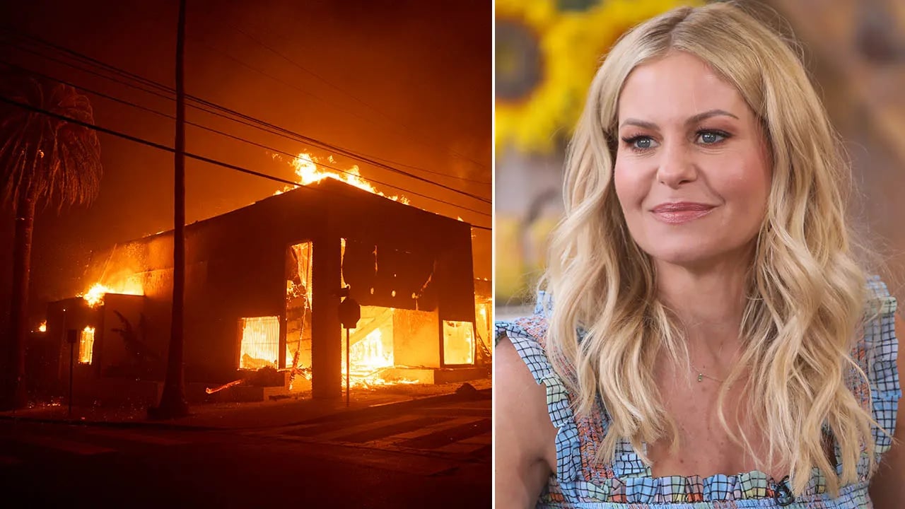 Candace Cameron Bure expresses concern that families and small businesses may not recover from the devastation caused by the Palisades wildfire.