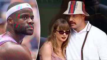 Tennis player Frances Tiafoe talks about his wild outings with Taylor Swift and Travis Kelce.