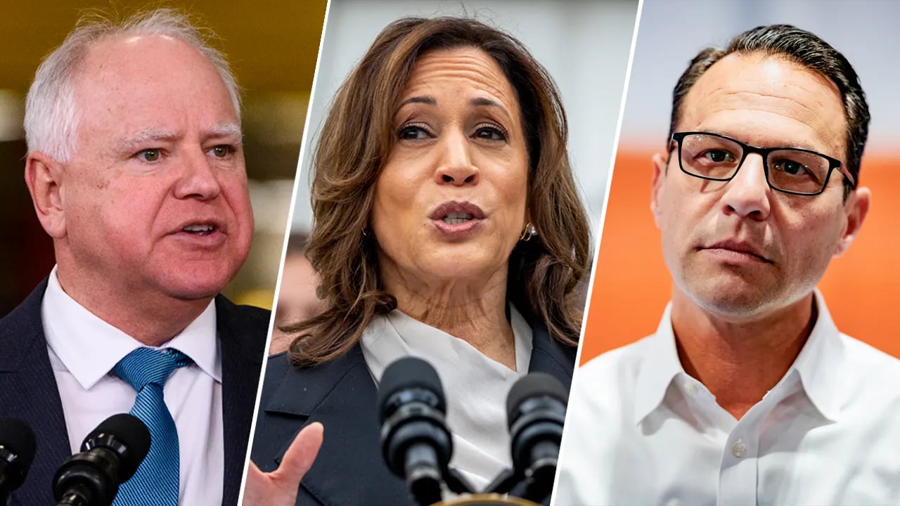 Gov. Shapiro snubbed by Harris as VP pick to please anti-Israel wing of Dems on social media.