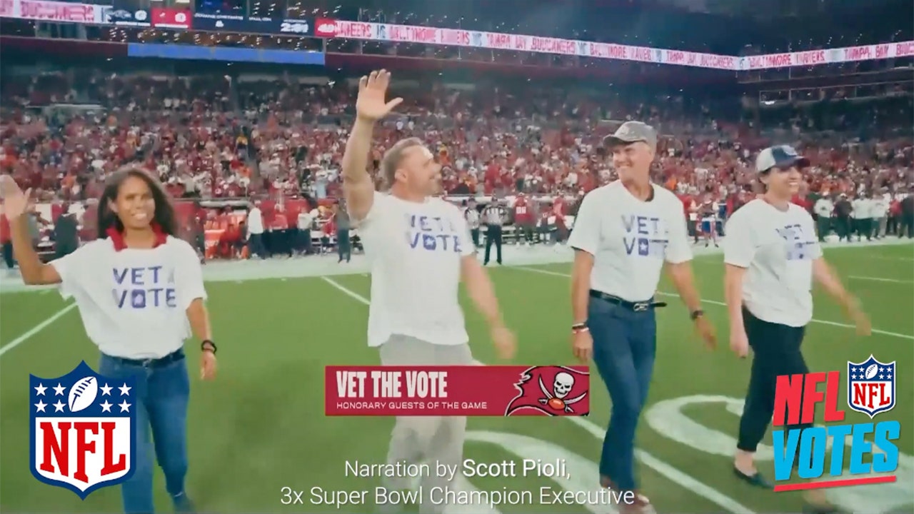 In preparation for Election Day, Vet the Vote releases a PSA featuring 'Monday Night Football' to pay tribute to poll workers and veterans.